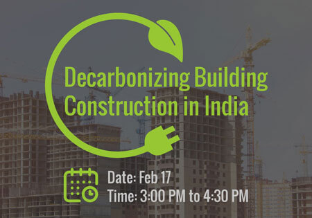 Webinar: Decarbonizing Building Construction in India