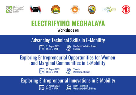 Electrifying Meghalaya: Exploring Entrepreneurial Innovations in Electric Mobility 21, 23, 24 August, 2023